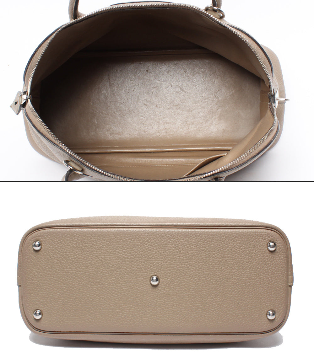 HERMES 2way ハンドバッグショルダーバッグ 肩掛け T刻印 シルバー金具