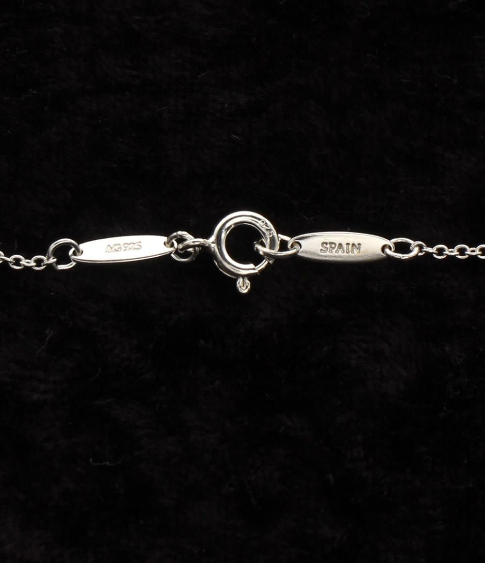 美品 TIFFANY&Co. ネックレス SV925 オープンハートエルサ ペレッティ レディース ティファニー