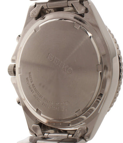 SEIKO 腕時計 クオーツ ブラック 7T92-0CF0 メンズ セイコー
