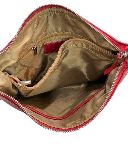 美品 BARCOS ハンドバッグ ショルダーバッグ 2WAY 斜め掛け レザー レディース バルコス