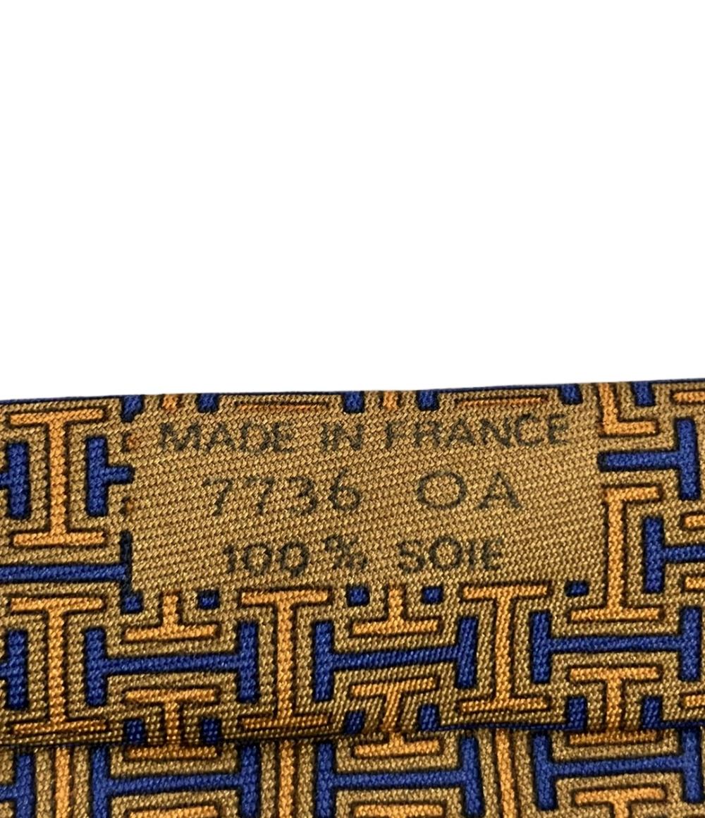 美品 エルメス ネクタイ シルク100% メンズ HERMES