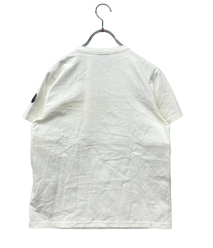 訳あり MONCLER 半袖Tシャツ GENIUS NOIR KEI NINOMIYA フロントチェーン E109F8052600829EE レディース SIZE S モンクレール