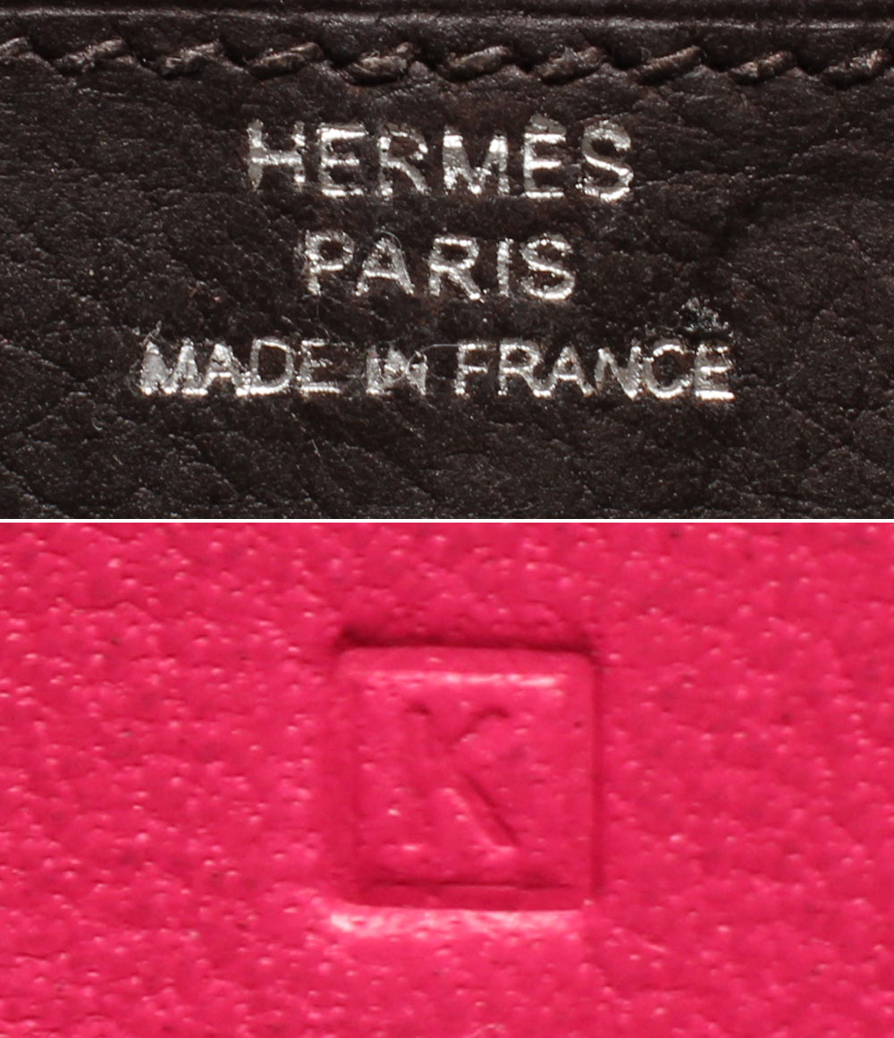 HERMES 長財布 □K刻印 シルバー金具 ドゴンGM レディース エルメス