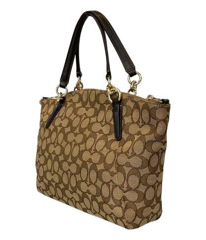 コーチ 2WAY ハンドバッグ ショルダーバッグ 斜め掛け シグネチャー レディース COACH