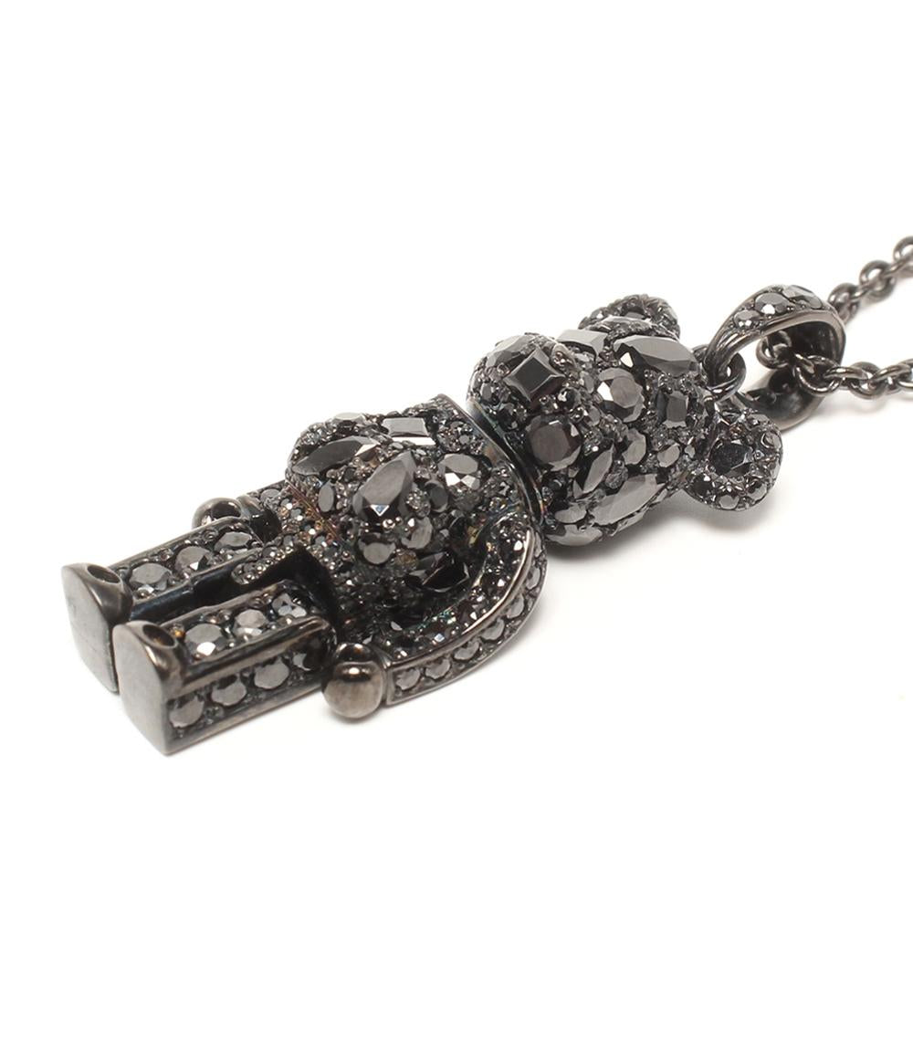 美品 Velvet Lounge ベアブリック ネックレス SV925 ベアモチーフ クマモチーフ STARDUST ユニセックス ヴェルヴェットラウンジ