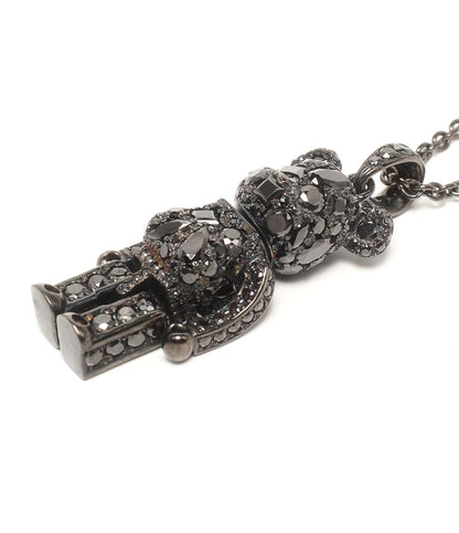 美品 Velvet Lounge ベアブリック ネックレス SV925 ベアモチーフ クマモチーフ STARDUST ユニセックス ヴェルヴェットラウンジ