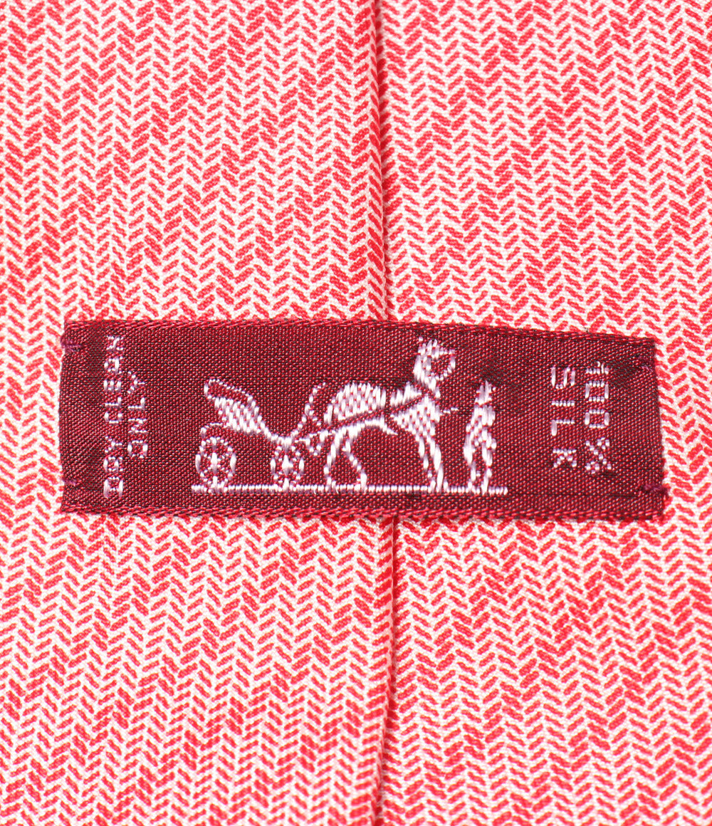美品 HERMES ネクタイ シルク100% メンズ エルメス