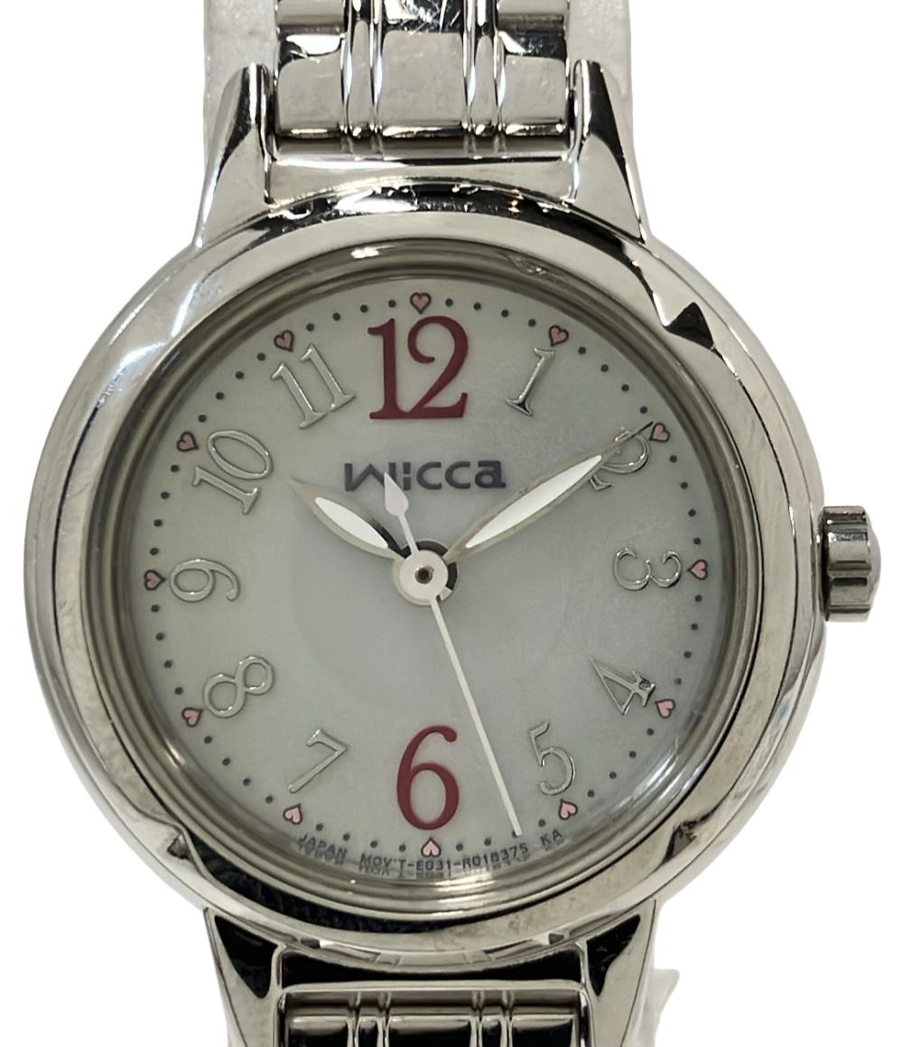 シチズン 腕時計 wicca ウィッカ ソーラー シルバー E031-R005421 レディース CITIZEN