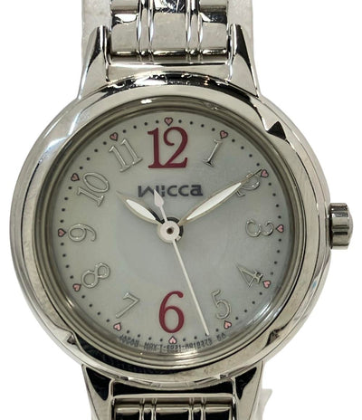 シチズン 腕時計 wicca ウィッカ ソーラー シルバー E031-R005421 レディース CITIZEN