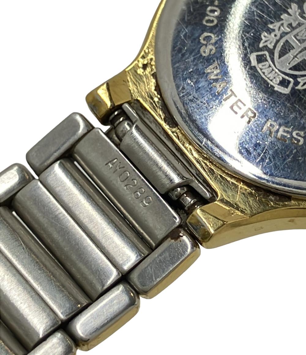 DAKS 腕時計 クオーツ ブラック D852C8-00 レディース ダックス