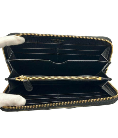 Salvatore Ferragamo ラウンドファスナー長財布 ヴァラ レディース サルヴァトーレフェラガモ