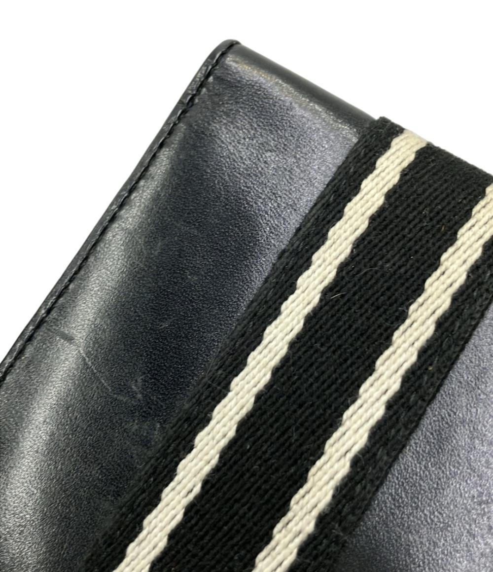訳あり BURBERRY BLACK LABEL 二つ折り財布 メンズ バーバリーブラック
