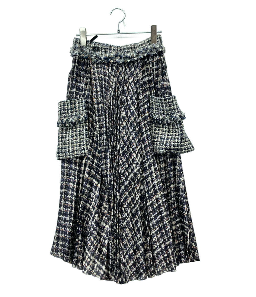 Sacai ツイードスカート ラップスカート 24-07446 レディース SIZE 0 (S) サカイ