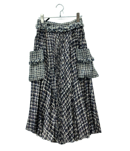 Sacai ツイードスカート ラップスカート 24-07446 レディース SIZE 0 (S) サカイ