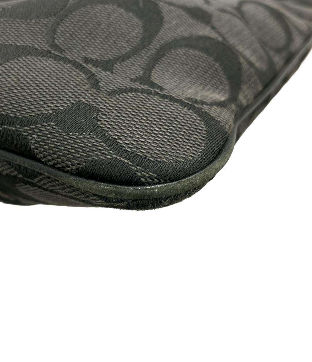 COACH ショルダーバッグ 斜め掛け キャンバス レザー シグネチャー F06016 レディース コーチ