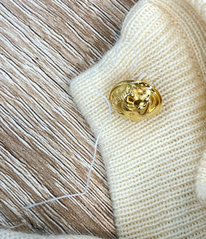 Salvatore Ferragamo 半袖ニット 動物モチーフ モノトーン シルク レディース サルヴァトーレフェラガモ