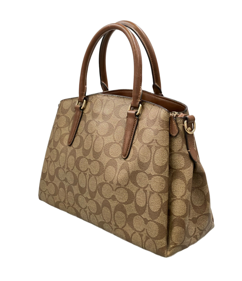 COACH ハンドバッグ セージ キャリーオール シグネチャー F29683