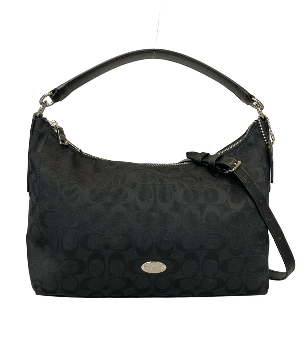 美品 COACH 2way ショルダーバッグ肩掛け 斜め掛け シグネチャー F36716 レディース コーチ