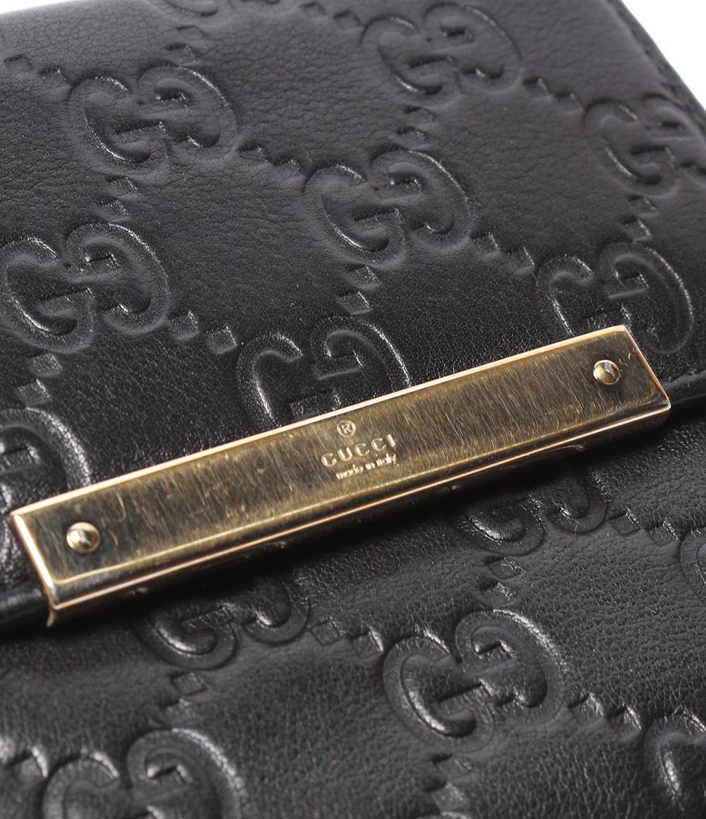 GUCCI Wホック二つ折り財布 グッチシマ 112664 2184 レディース メンズ