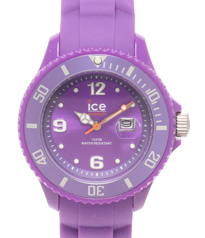 美品 ice watch 腕時計 フォーエバー クオーツ パープル SI.PE.S.S.09 レディース メンズ アイスウォッチ
