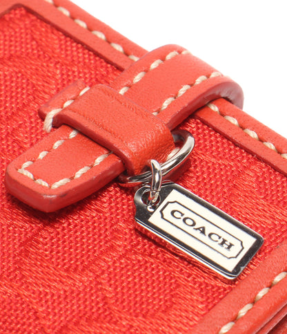 美品 COACH ピクチャーフレームキーホルダー シグネチャー コーチ