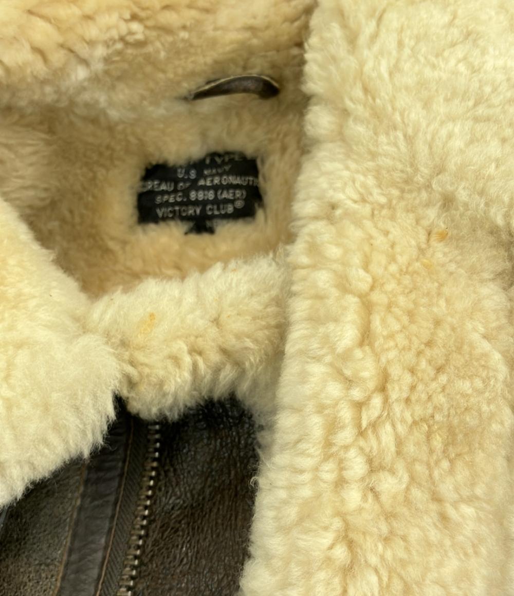 U.S. NAVY レザーフライトJK  B-3 メンズ SIZE 38