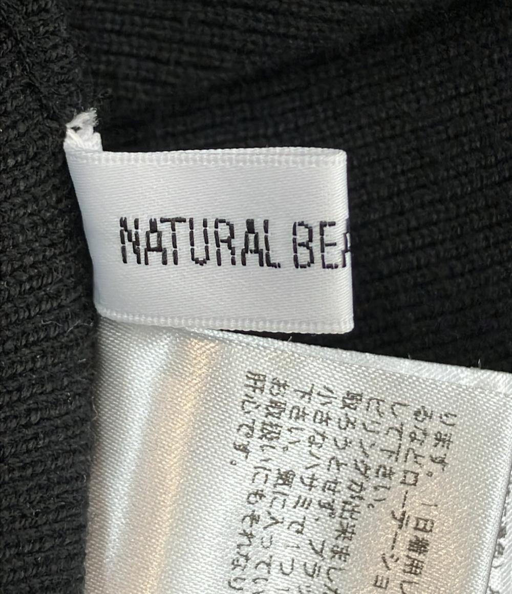 ナチュラルビューティーベーシック マトンスリーブミニニットワンピース レディース SIZE S (S) NATURAL BEAUTY BASIC