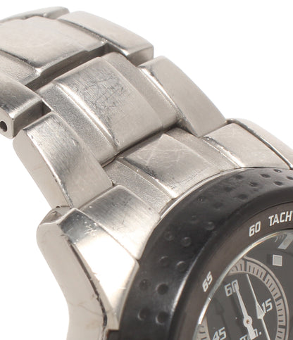 SEIKO 腕時計 クオーツ ブラック 7T62-0HL0 メンズ セイコー