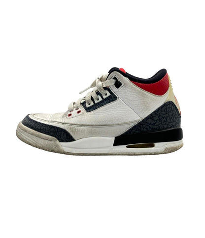 ナイキ ミドルカットスニーカー AIR JORDAN 3 RETRO SE-T DB4169-100 キッズ SIZE 23.5 (M) NIKE