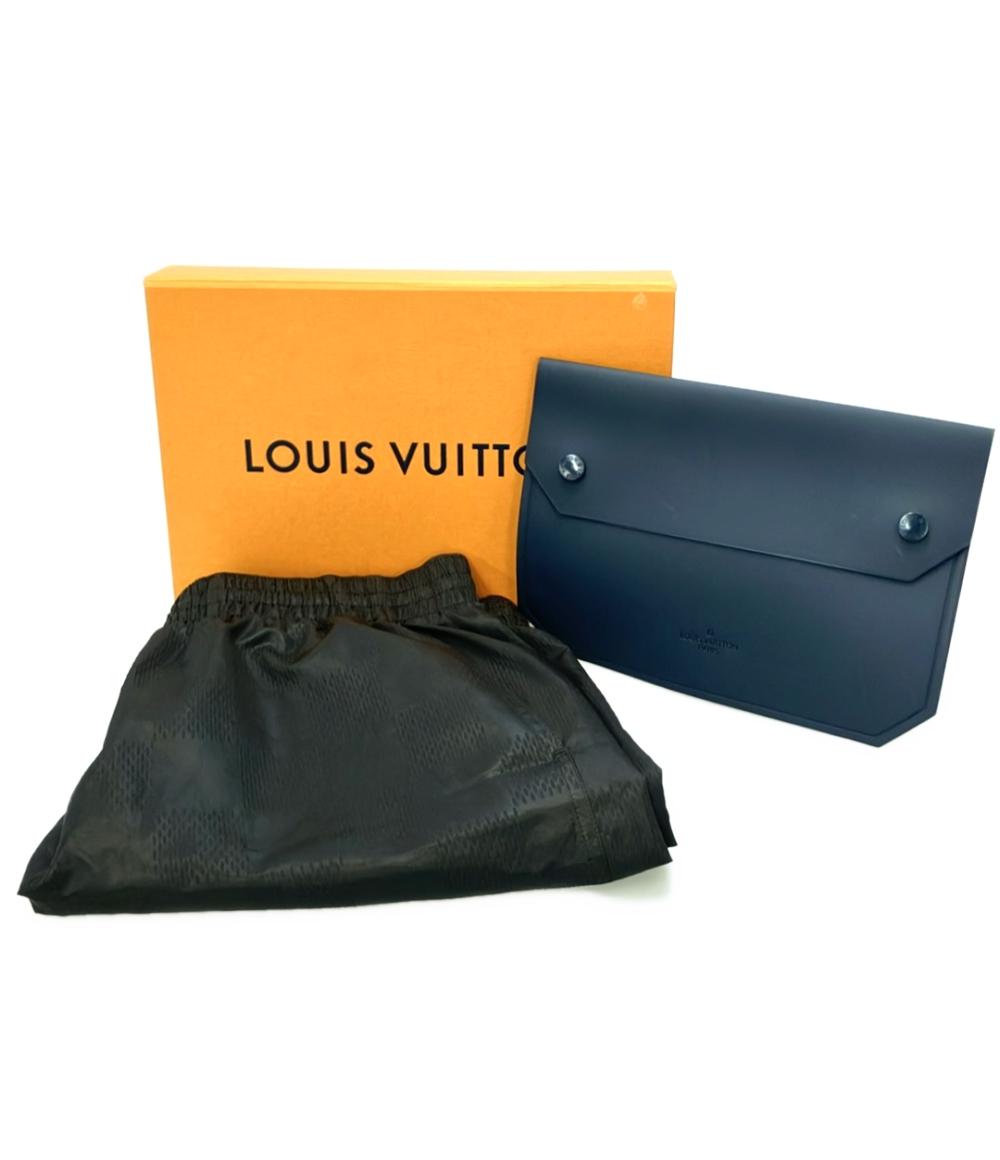 美品 ルイ・ヴィトン ナイロンハーフパンツ ダミエ メンズ SIZE M LOUIS VUITTON