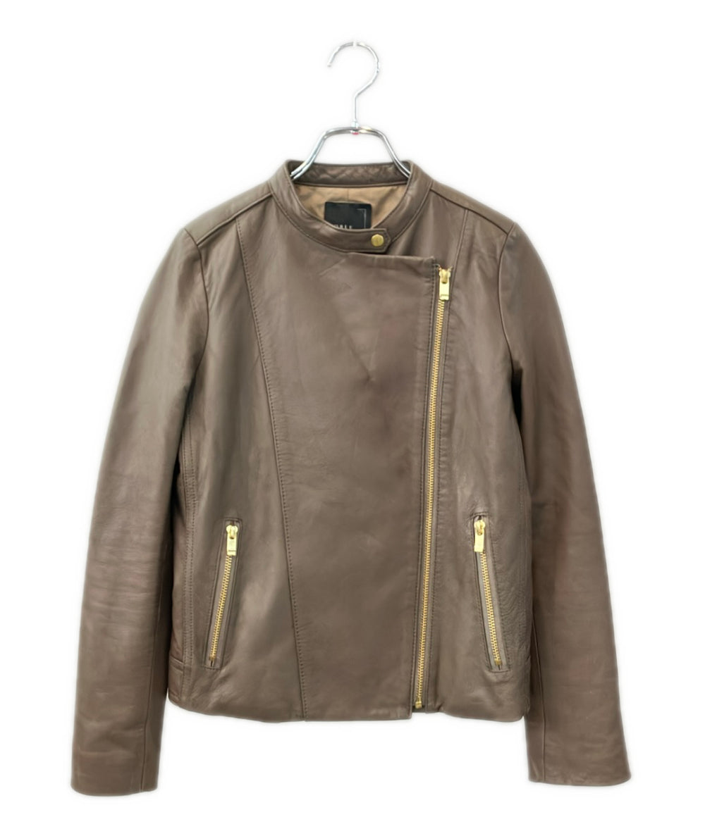 美品 アーバンリサーチ シングルライダースジャケット レディース SIZE
