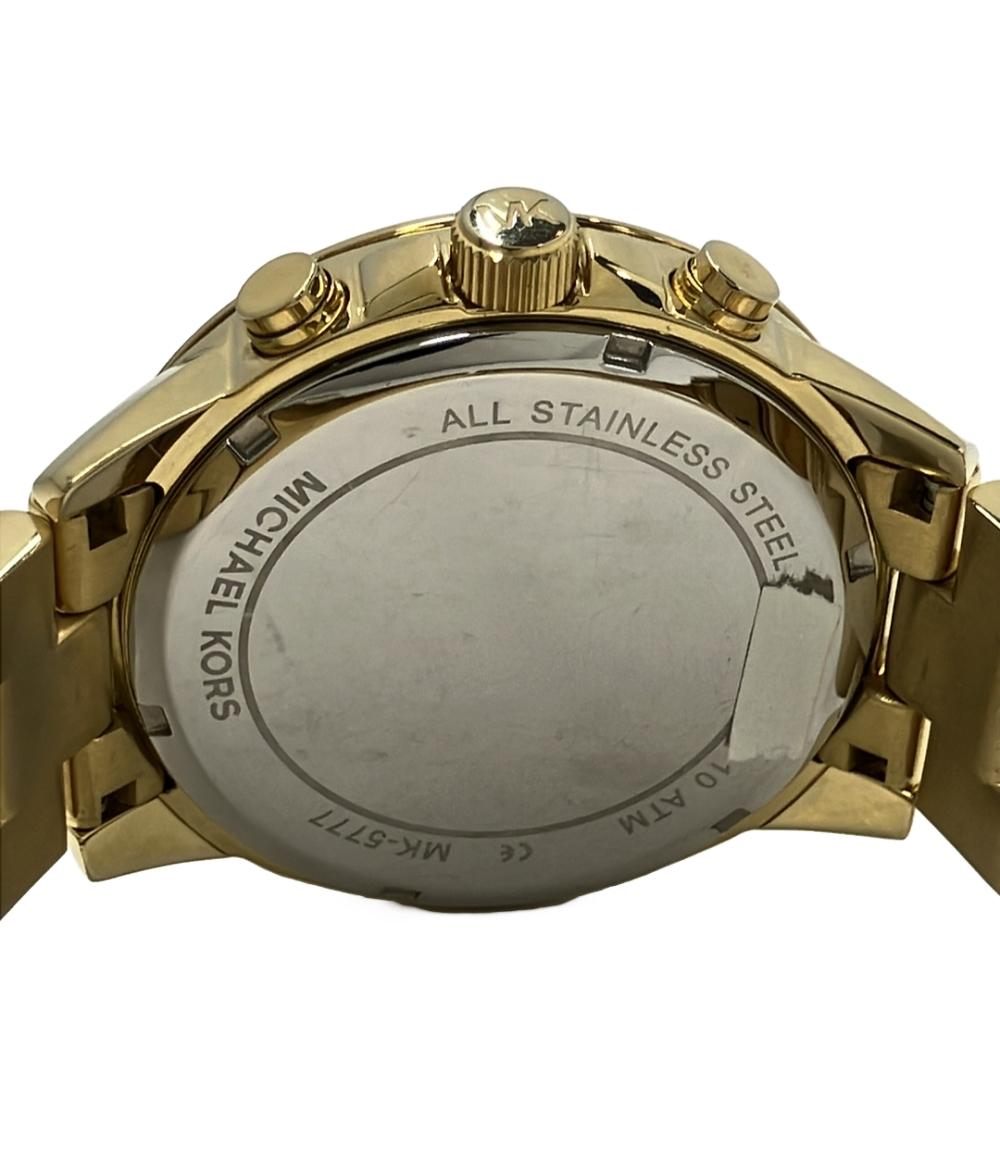 マイケルコース 腕時計 クオーツ ゴールド MK-5777 メンズ