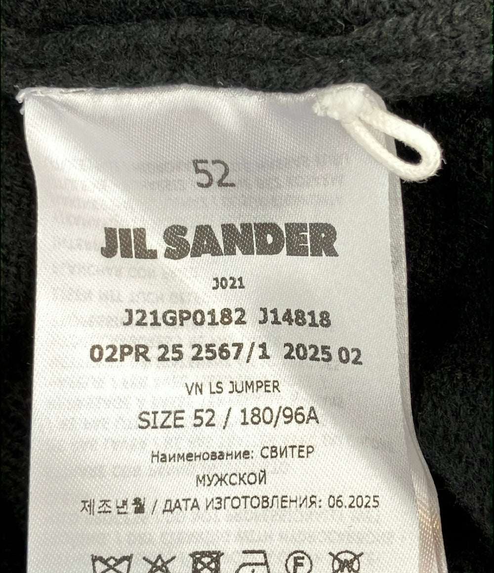 JIL SANDER ウールカシミヤVネックニット25ss メンズ SIZE 52 (XL) ジルサンダー
