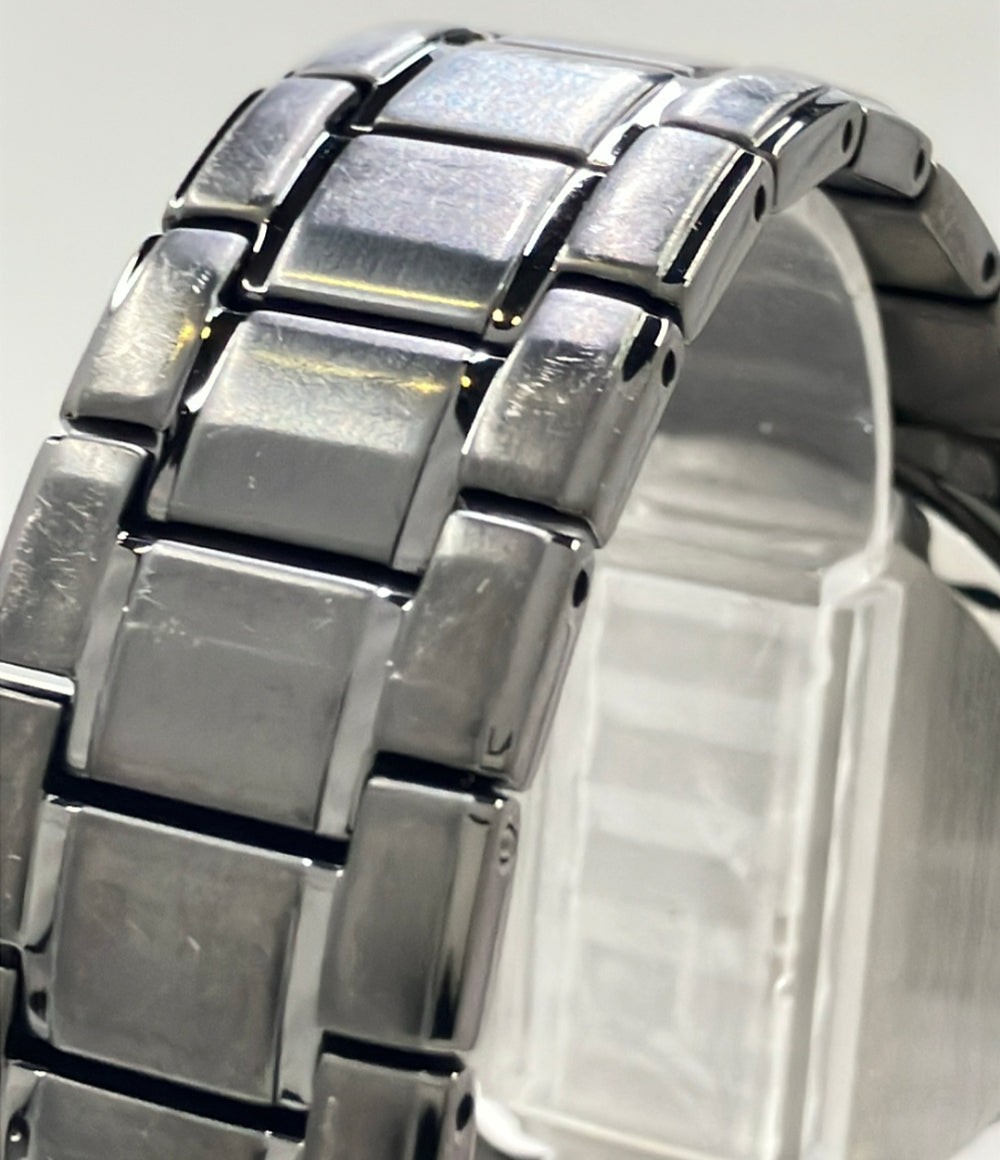 SEIKO 腕時計 ソーラー ブラック V157-0AV0 メンズ セイコー