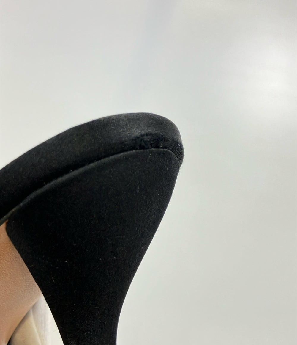 YVES SAINT LAURENT ポインテッドトゥ スリングバックパンプス レディース SIZE 37 (24.5cm) イヴ・サンローラン
