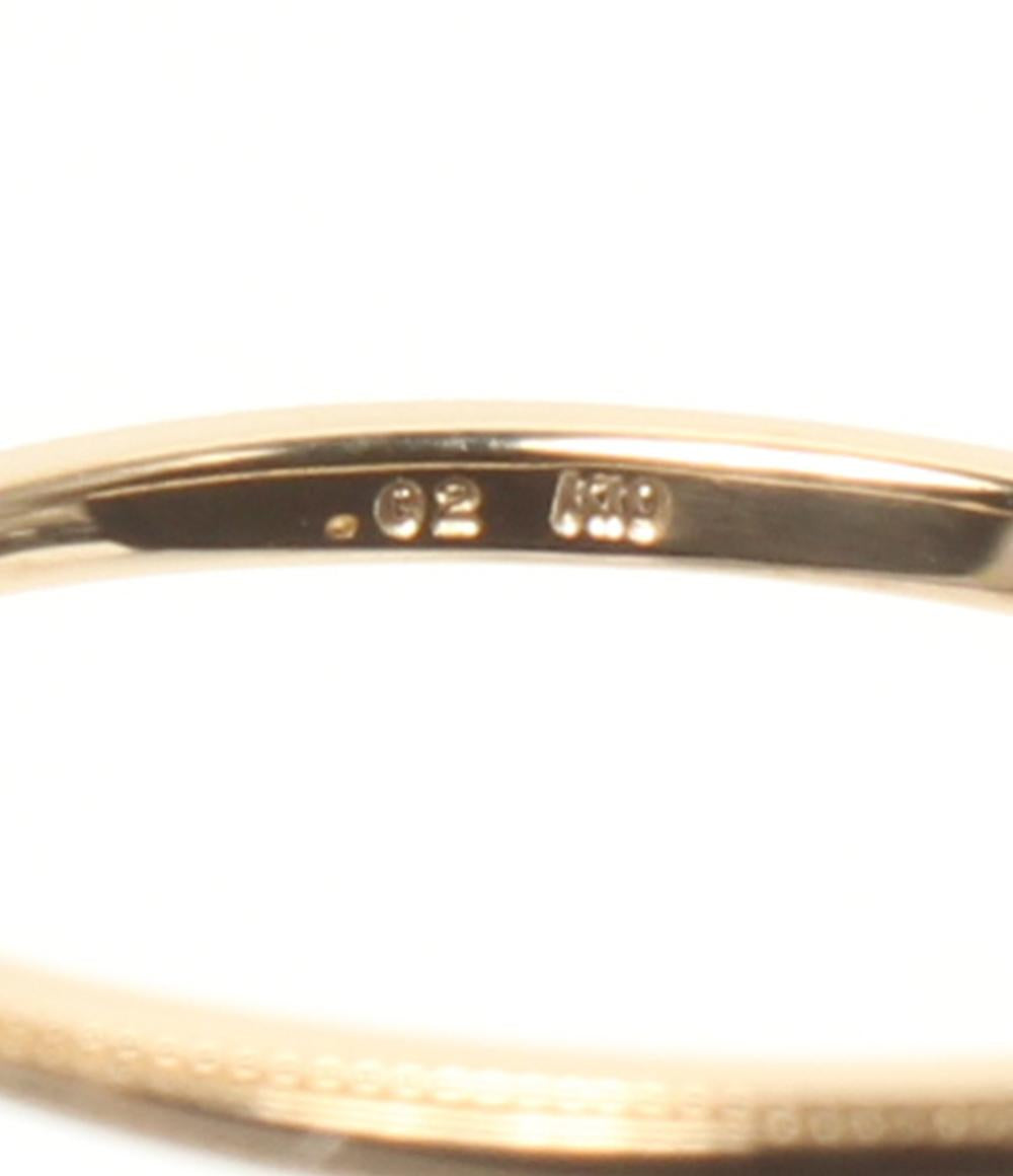 美品 アガット リング 指輪 2点セット K10 レディース SIZE 9号 11号 agete