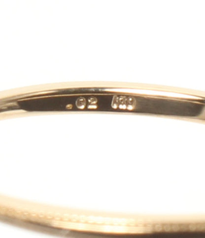 美品 アガット リング 指輪 2点セット K10 レディース SIZE 9号 11号 agete