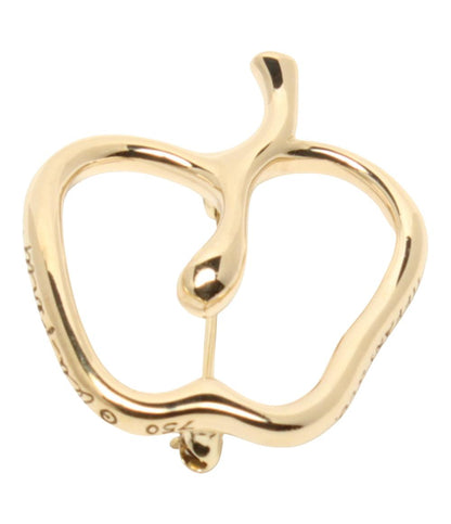 美品 TIFFANY&Co. ブローチ K18 エルサ ペレッティ アップルモチーフ レディース ティファニー