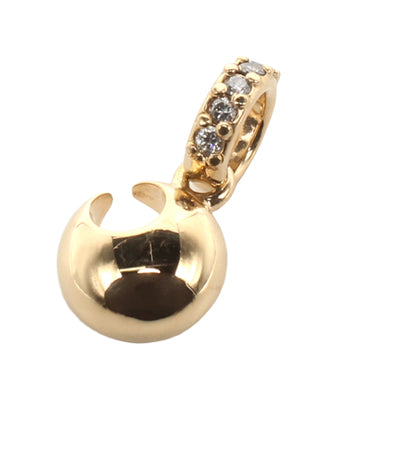 美品 STAR JEWELRY ペンダントトップ K18 ダイヤ 0.075ct レディース スタージュエリー