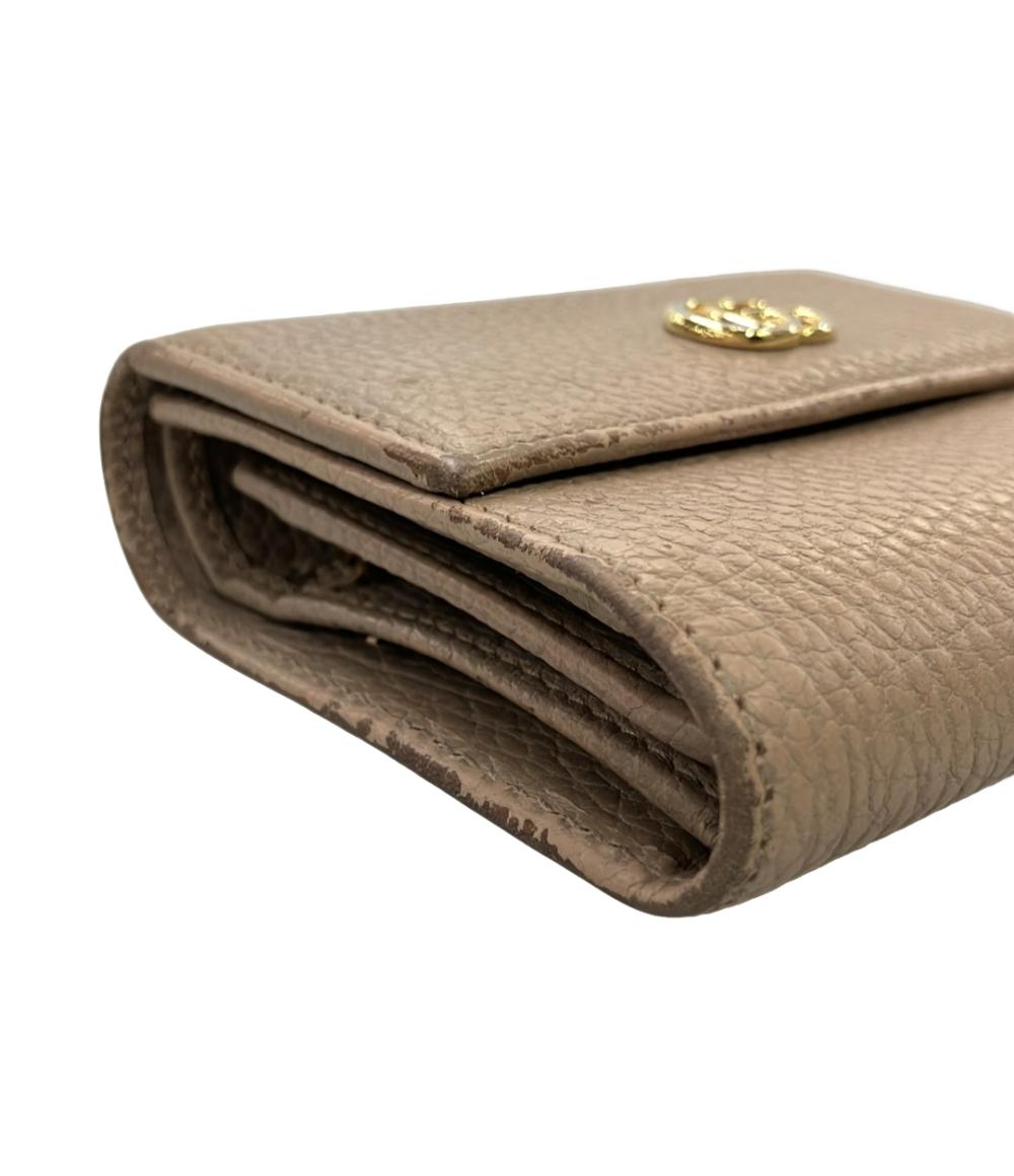 GUCCI 三つ折り財布 レザー GGマーモント 546584 0416 レディース