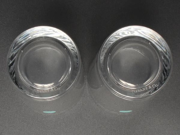 ティファニー グラス タンブラー 2点セット ペア スウィング HB TIFFANY&Co.