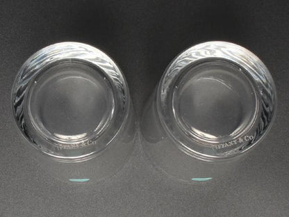 ティファニー グラス タンブラー 2点セット ペア スウィング HB TIFFANY&Co.