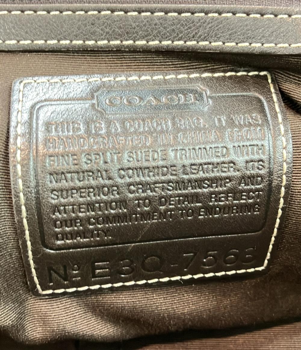 コーチ スウェードトートバック 7563 レディース COACH