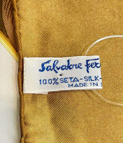 サルヴァトーレフェラガモ スカーフ シルク100% レディース Salvatore Ferragamo