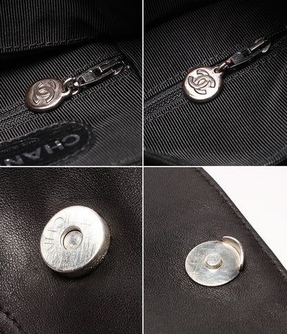 CHANEL リュック ラムスキン シルバー金具 4番台 ココマーク レディース シャネル