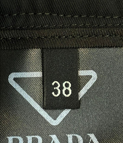 プラダ ナイロンスカート ロゴプリント トライアングル ポーチ Re-Nylon ASC1 2023 816 21H953 S232 1WQ8 レディース SIZE 38 (M) PRADA