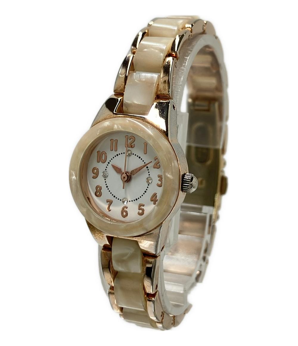 nattito 腕時計 クオーツ ホワイト PT-133 レディース ナティート