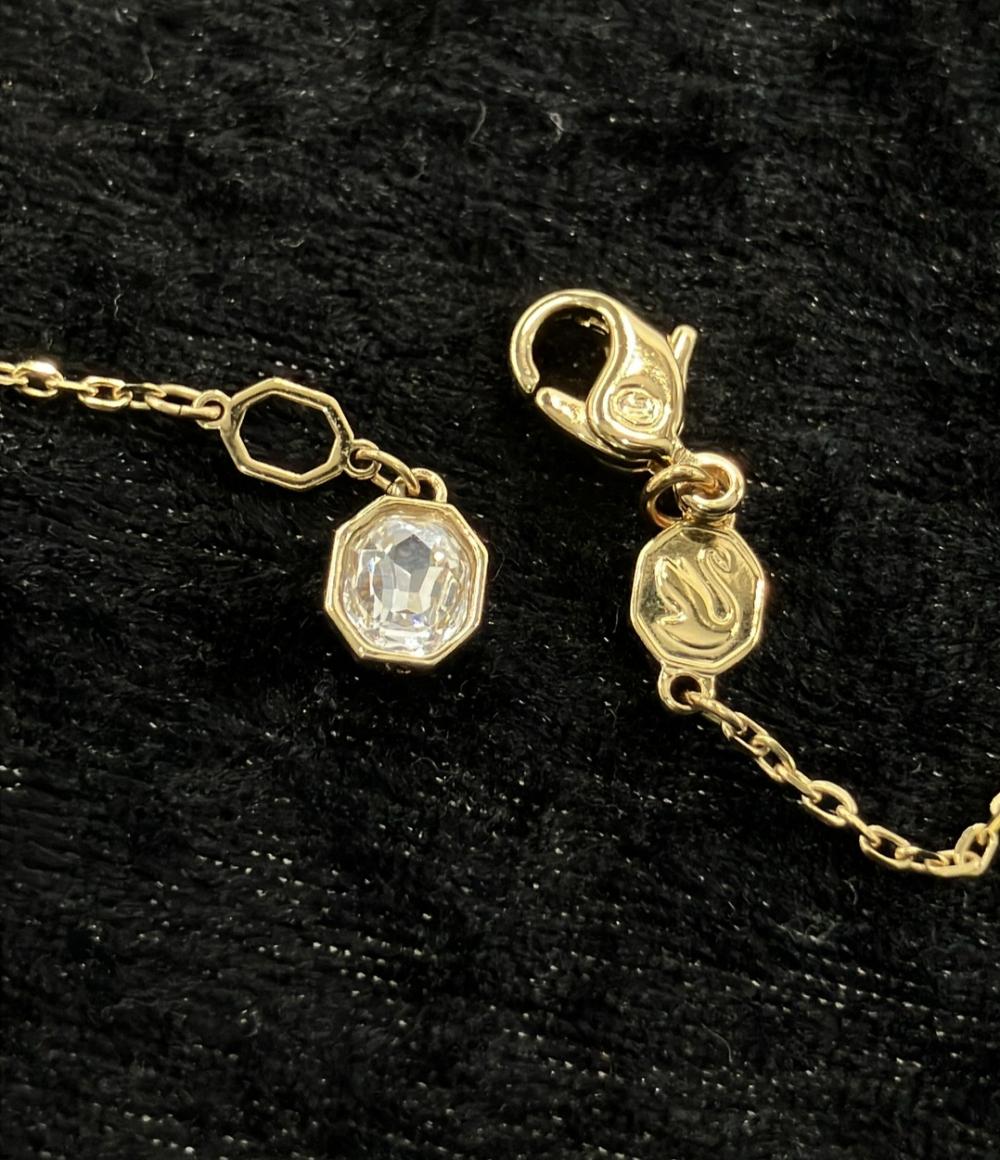 美品 スワロフスキー ネックレス フラワーモチーフ レディース SWAROVSKI