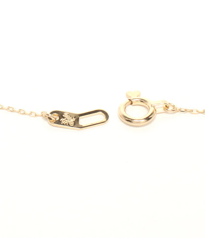 美品 STAR JEWELRY ネックレス K18 ペリドット ダイヤ 0.02ct レディース スタージュエリー