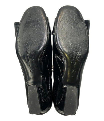 Salvatore Ferragamo ラウンドトゥエナメルパンプス レディース SIZE 5 22.5 サルヴァトーレフェラガモ